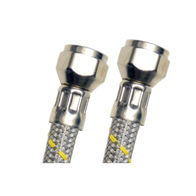 CONECTOR FLEXIBLE PARA GAS USO DOMÉSTICO COFLEX 3/8" X 3/8" No.AG-B100