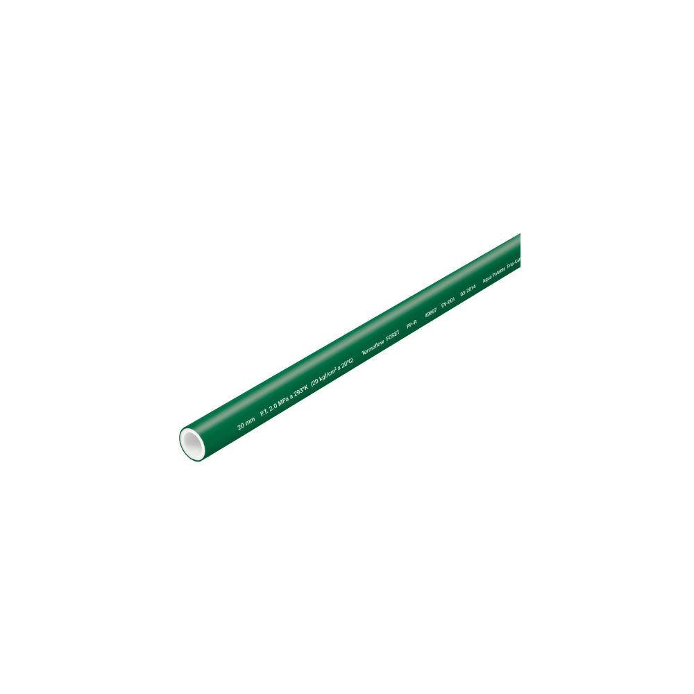 TUBO DE PPR FOSET 20MM 1/2" X 4M