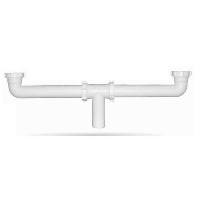DESAGUE DOBLE PVC 1-1/2" No. P-B9005