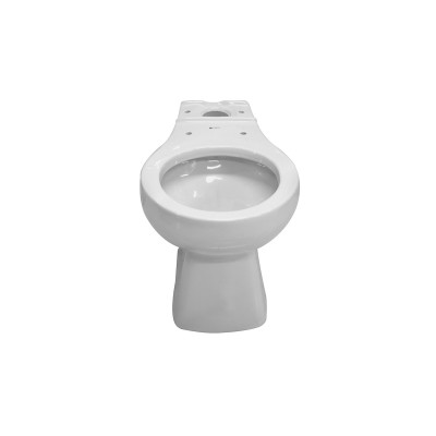 TAZA PARA WC REDONDA ECOLÓGICA COLOR BLANCA JAZMÍN CATO No. 010010121