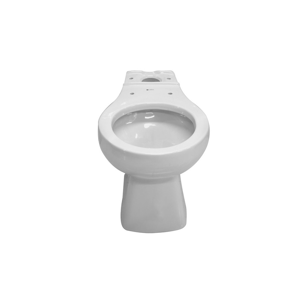 TAZA PARA WC REDONDA ECOLÓGICA COLOR BLANCA JAZMÍN CATO No. 010010121