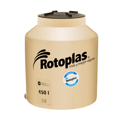 TINACO ROTOPLAS 450L CON ACCESORIOS