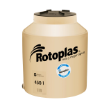 TINACO ROTOPLAS 450L CON ACCESORIOS