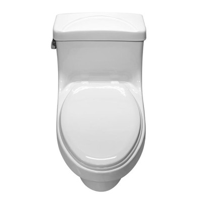 SANITARIO AVA COLOR BLANCO CON ASIENTO ONE-PIECE