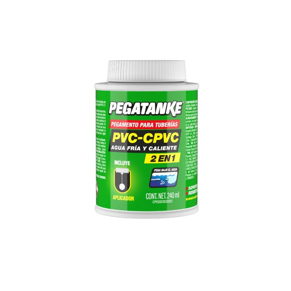 PEGAMENTO PARA TUBERIAS PCV-CPVC ULTRA 240 ML