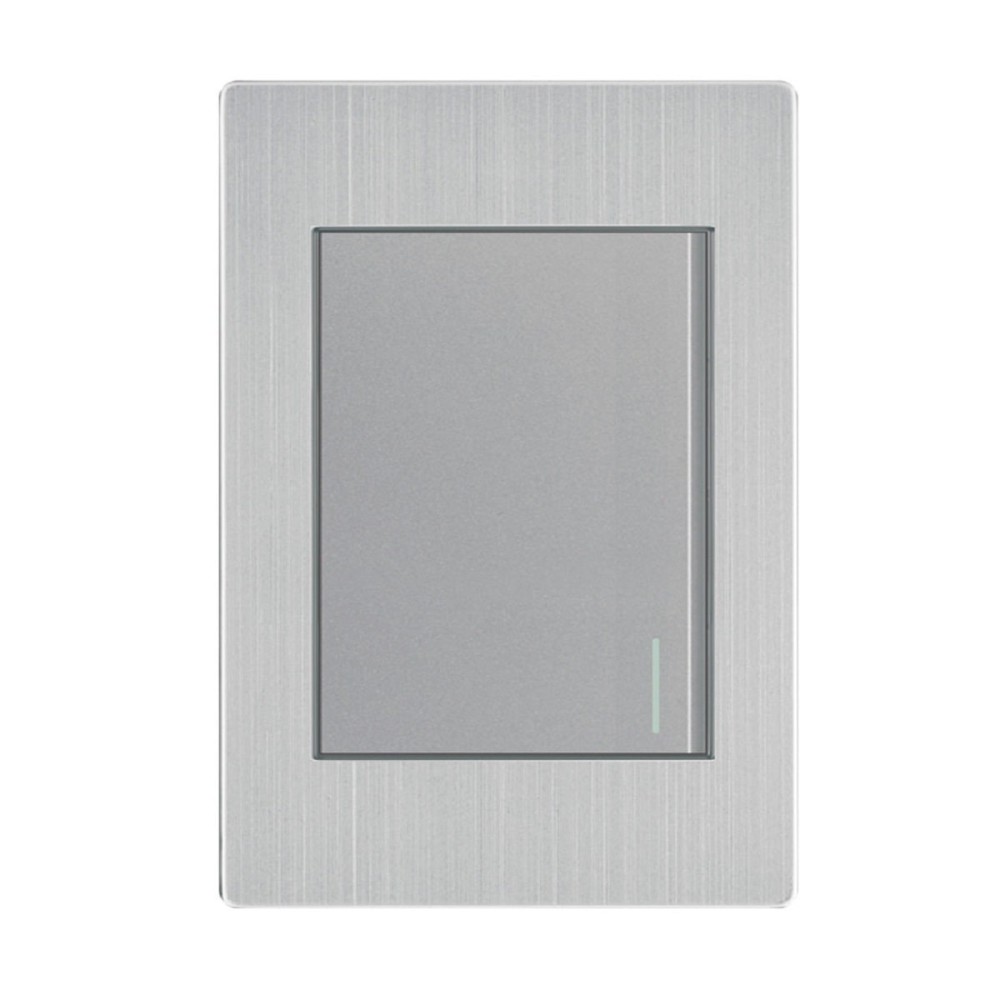 PLACA DE CONTACTO 1 INTERRUPTOR ACERO INOXIDABLE INNLITE APL-101