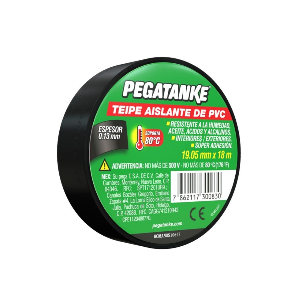 CINTA AISLANTE PEGATANKE 19.05MM X 18MTS