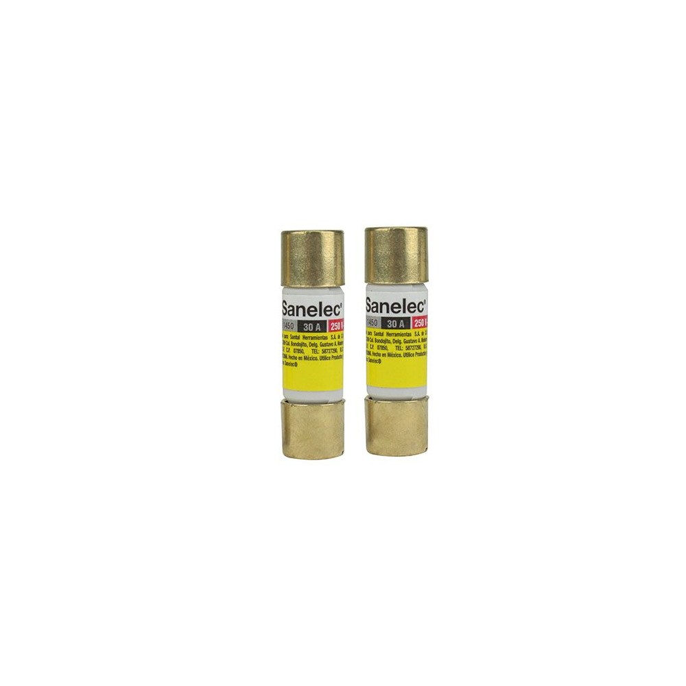 FUSIBLE REFORZADO 30 AMP JUEGO 2 PZ No. 1450 SANELEC