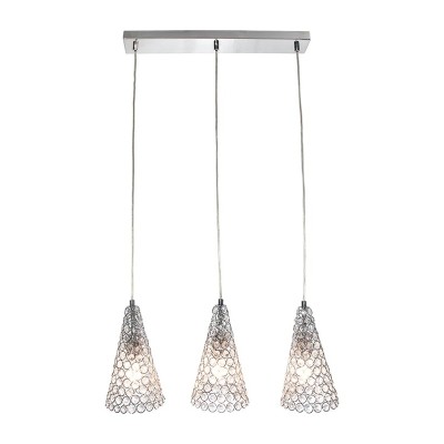 LAMPARA COLGANTE MODERNO 3 LUCES E27 LUMIMEXICO 20642-4