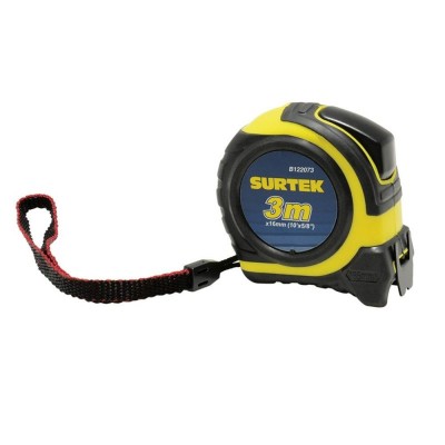 FLEXOMETRO C/CARCASA RUBB GRIP 3 M X 5/8" No. B122073