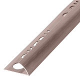 PERFIL ALUMINIO ROSE GOLD BRUSH 2.44 M. No. PERFALM10ROSEGOLDB