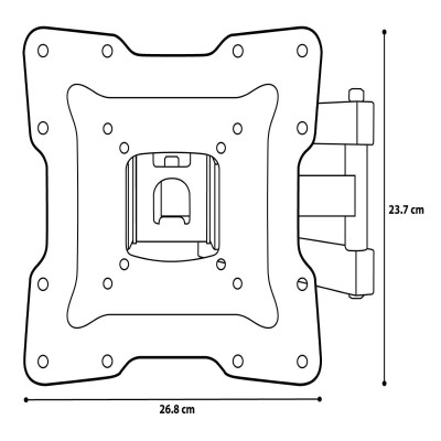 SOPORTE PARA TELEVISIÓN ARTICULADO EVL PARA PANTALLAS DE 17" A 55" No. WMS53-22AT / 297025