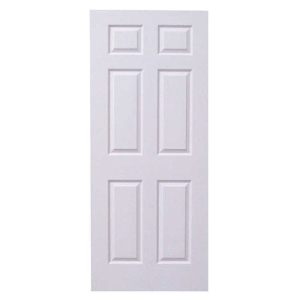 PUERTA COLONIST COLOR BLANCA 6 PANELES 32" X 80"