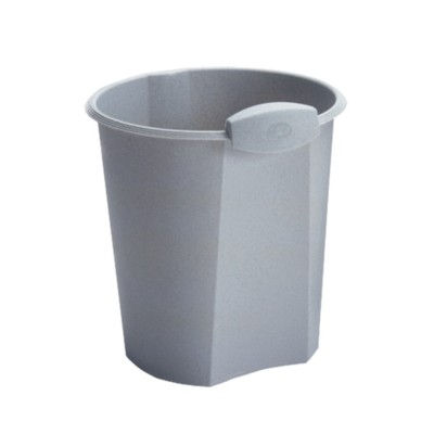 CESTO REDONDO SABLON 12.5 LTS (3.30 GAL) GRIS No. 8004GR