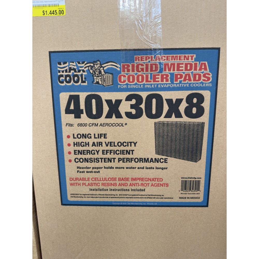 PANEL MAX COOL 7000 8"X 40"X 30"