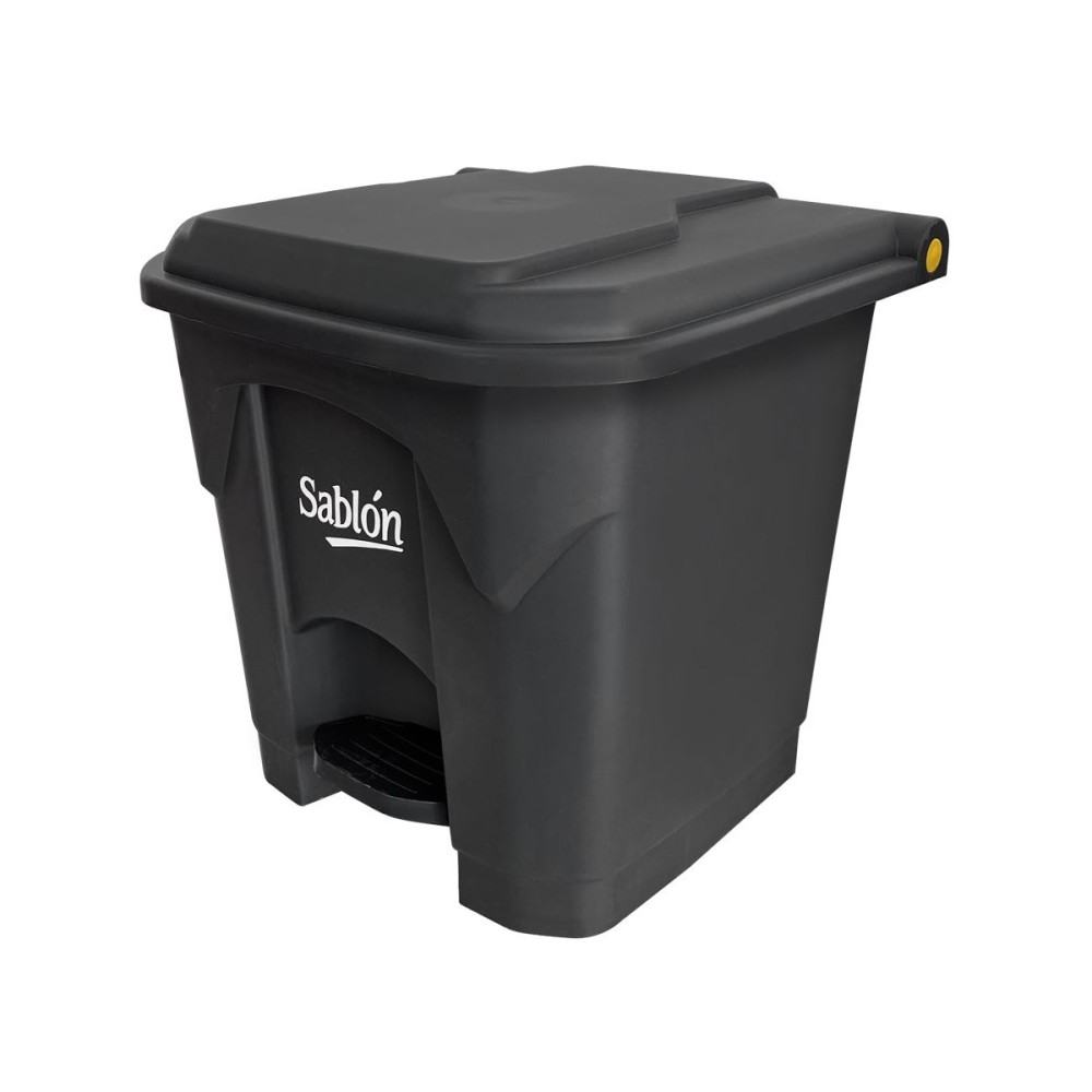 CESTO DE PEDAL 30 LITROS  SABLON (7.9 GAL) GRIS No. 8611P