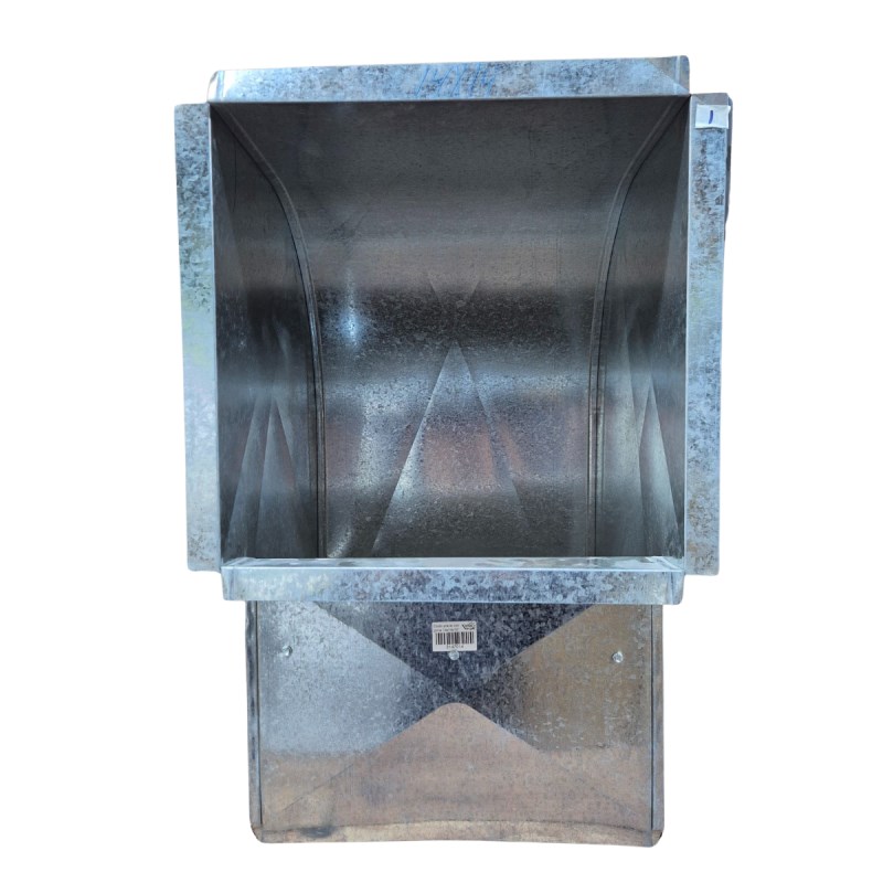 CODO LAMINA P/AIRE C/GTINA 14X14X10"